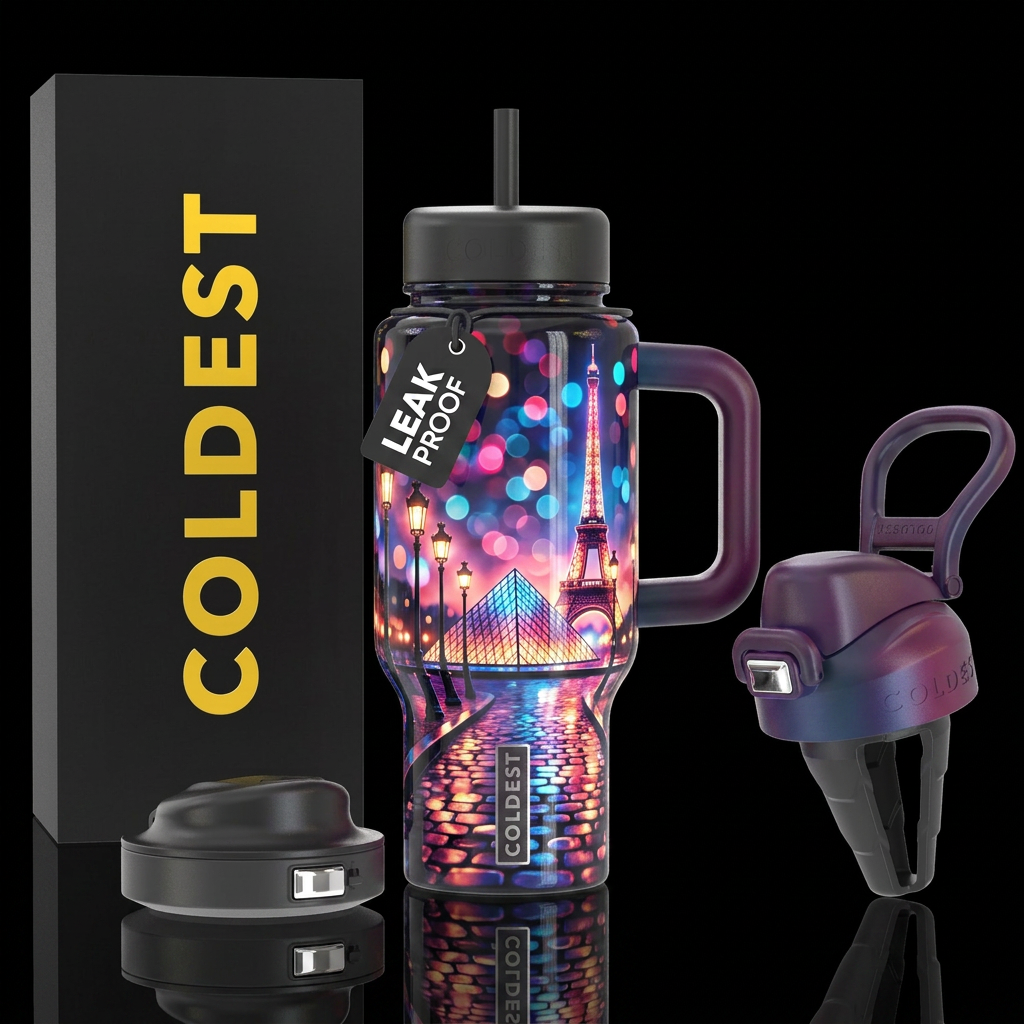 The Parisian Collection water bottle design