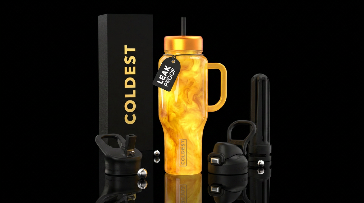 Quercetin,pigment,glossy, glowie water bottle design