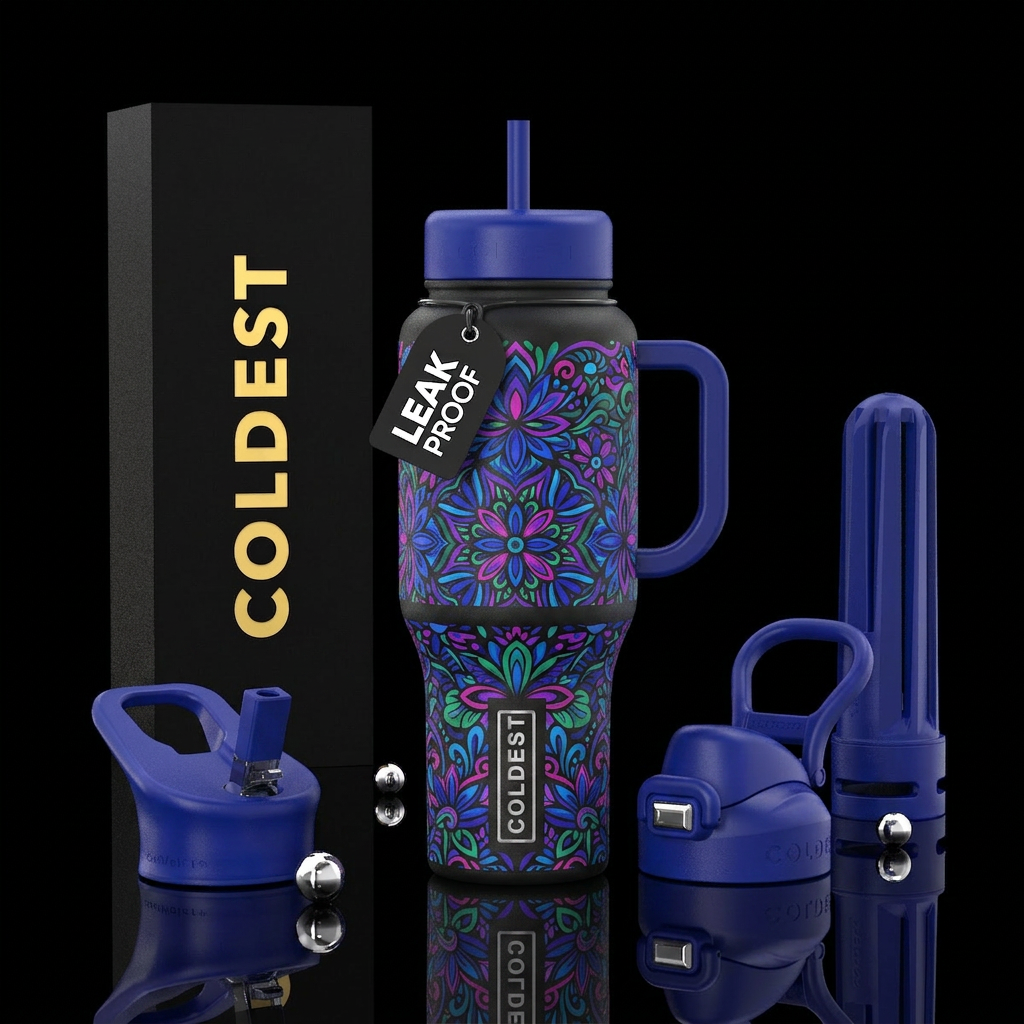 screen print water bottle design