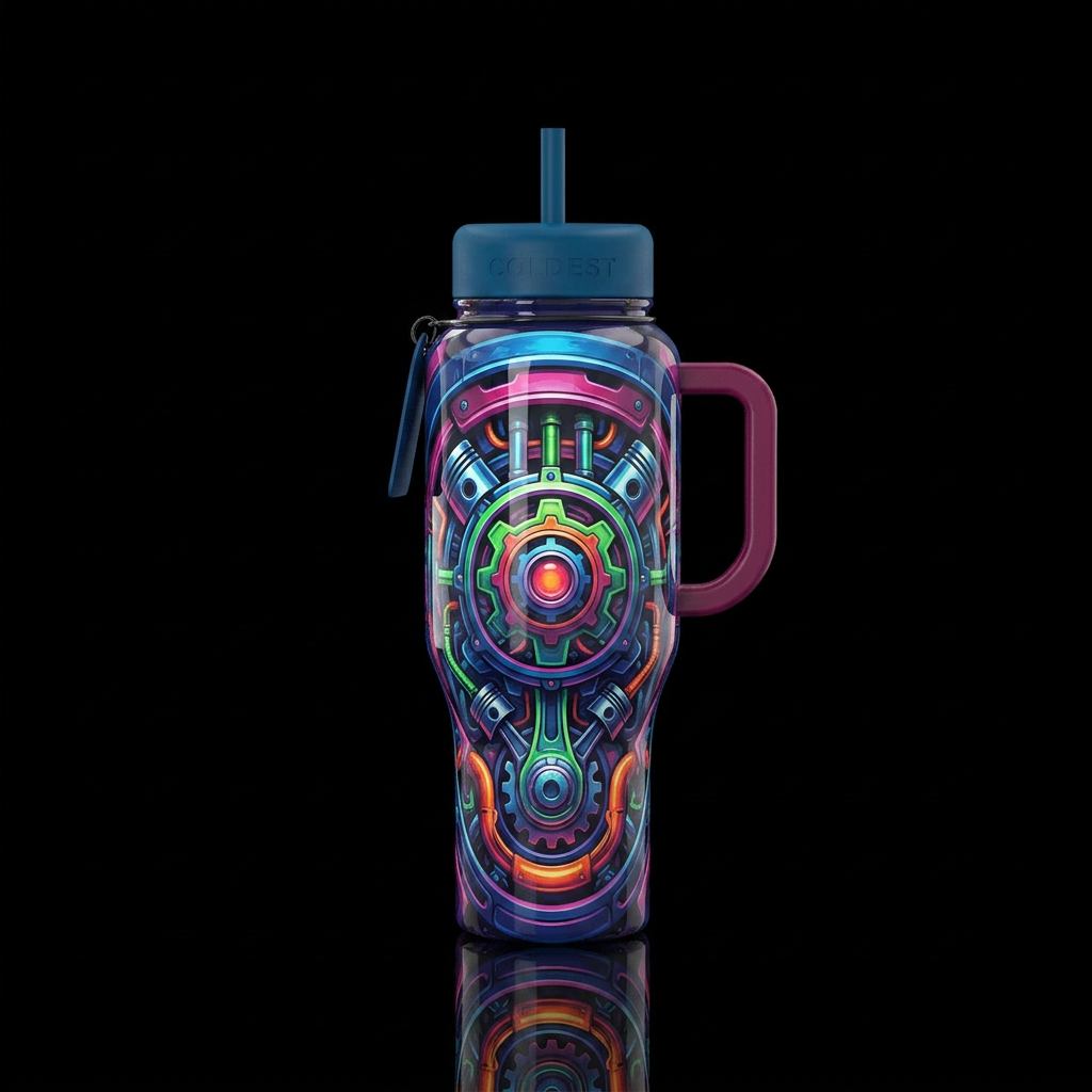 Biomech 3d water bottle design