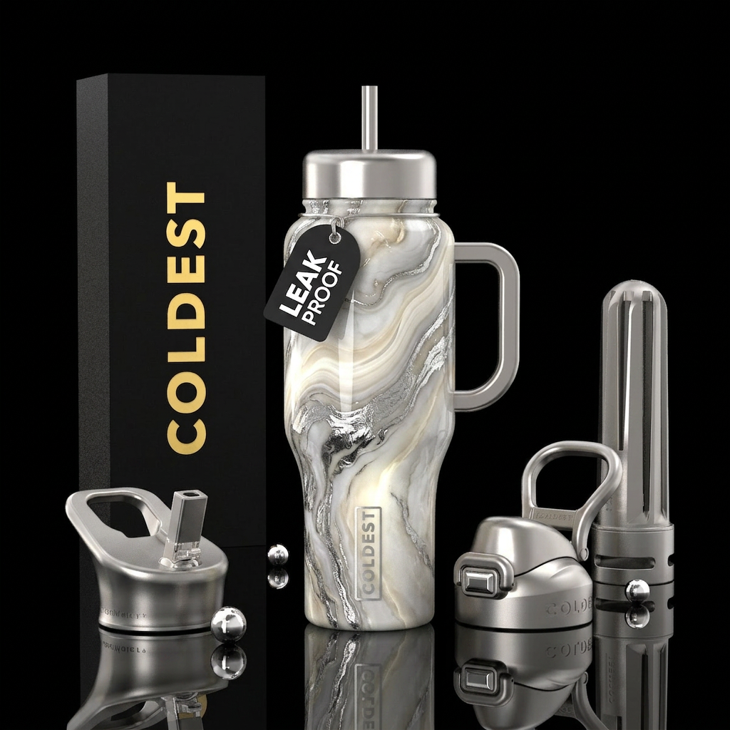 inspired by Gilded Age Estate opulence, presented ... water bottle design