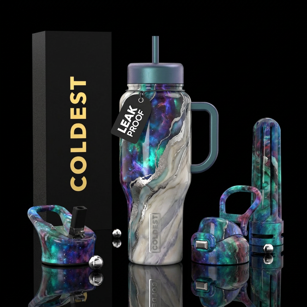 inspired by Gilded Age Estate opulence, alexanderi... water bottle design