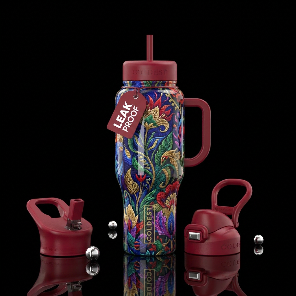 Unusual,glossy, mysteriously,trompe-l'œil, savvy, ... water bottle design