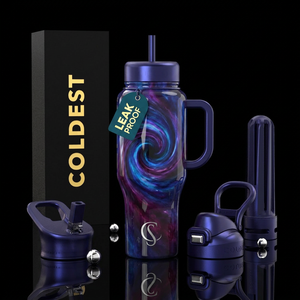 Unusual,glossy, mysteriously,trompe-l'œil, savvy, ... water bottle design