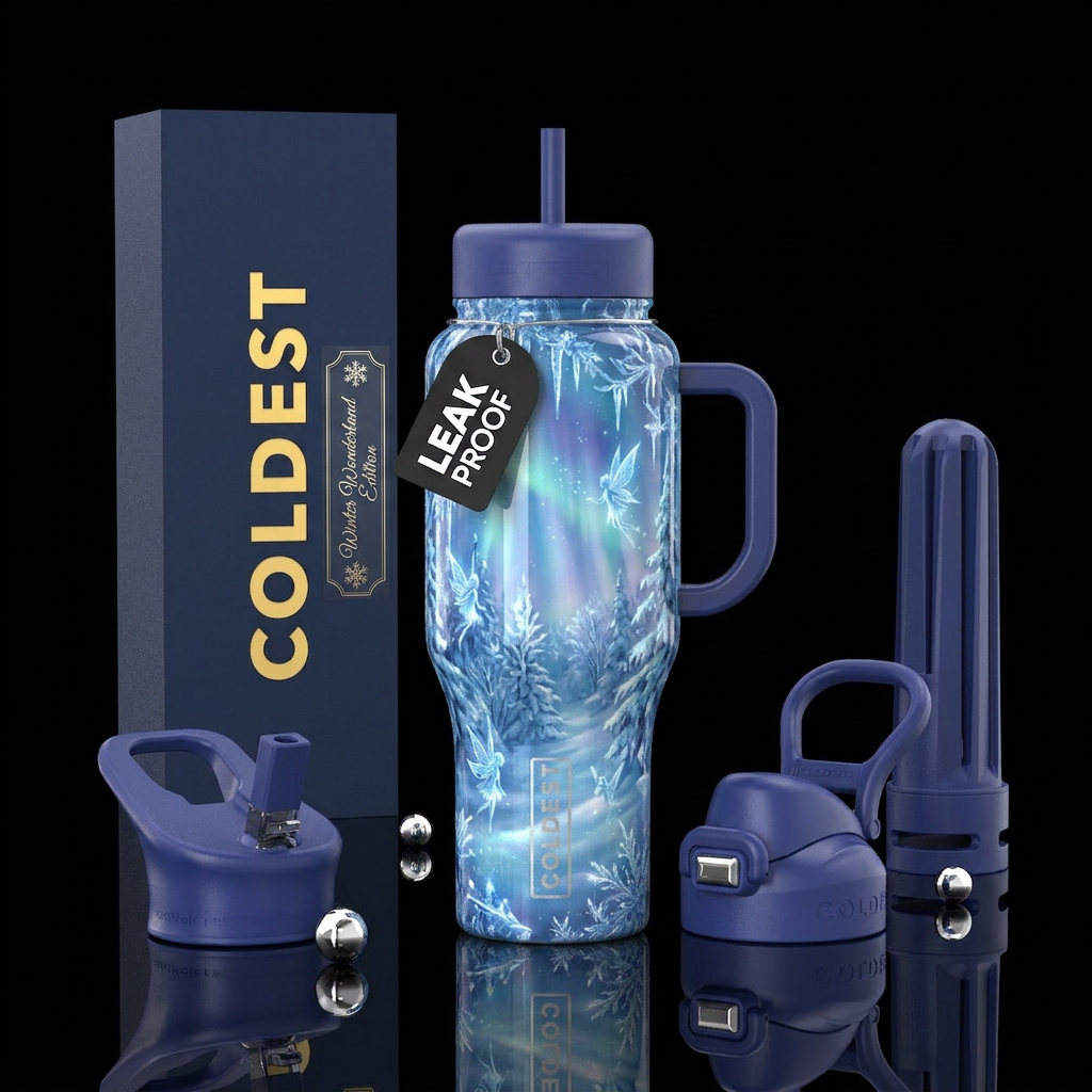 Romanticism, glossy, glowie, alluring, trompe-l'œi... water bottle design