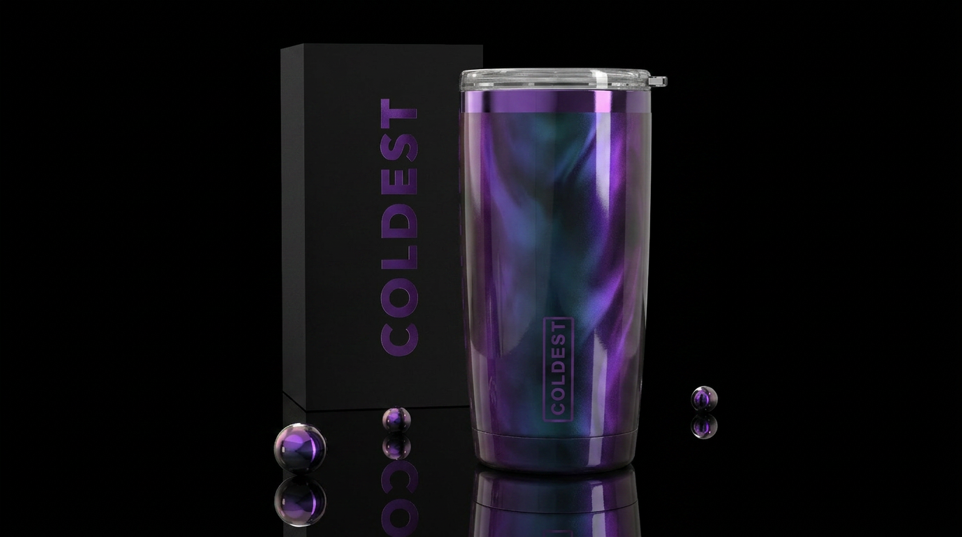 shiftiest lacquers, DEADLY NIGHTSHADE,glossy, glow... water bottle design