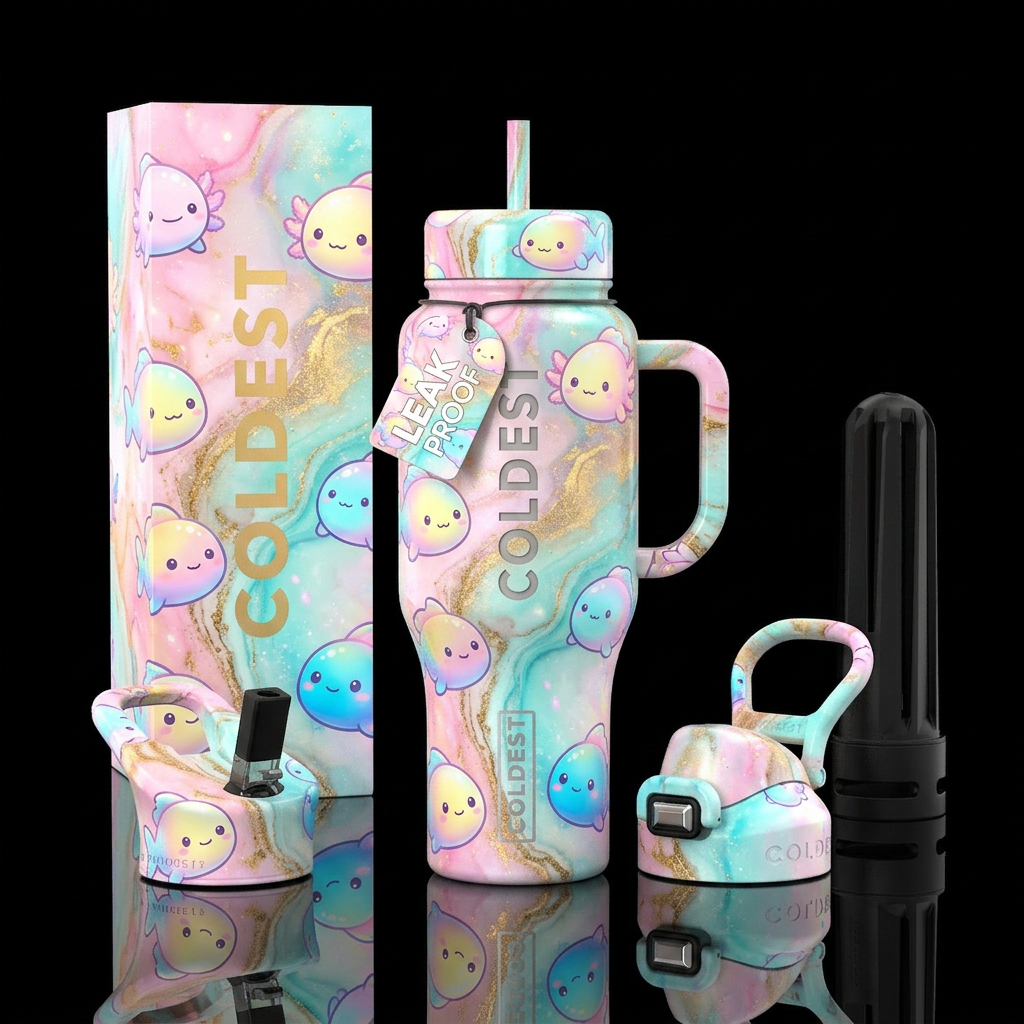 continuous sublimation tumbler wrap design. The ba... water bottle design