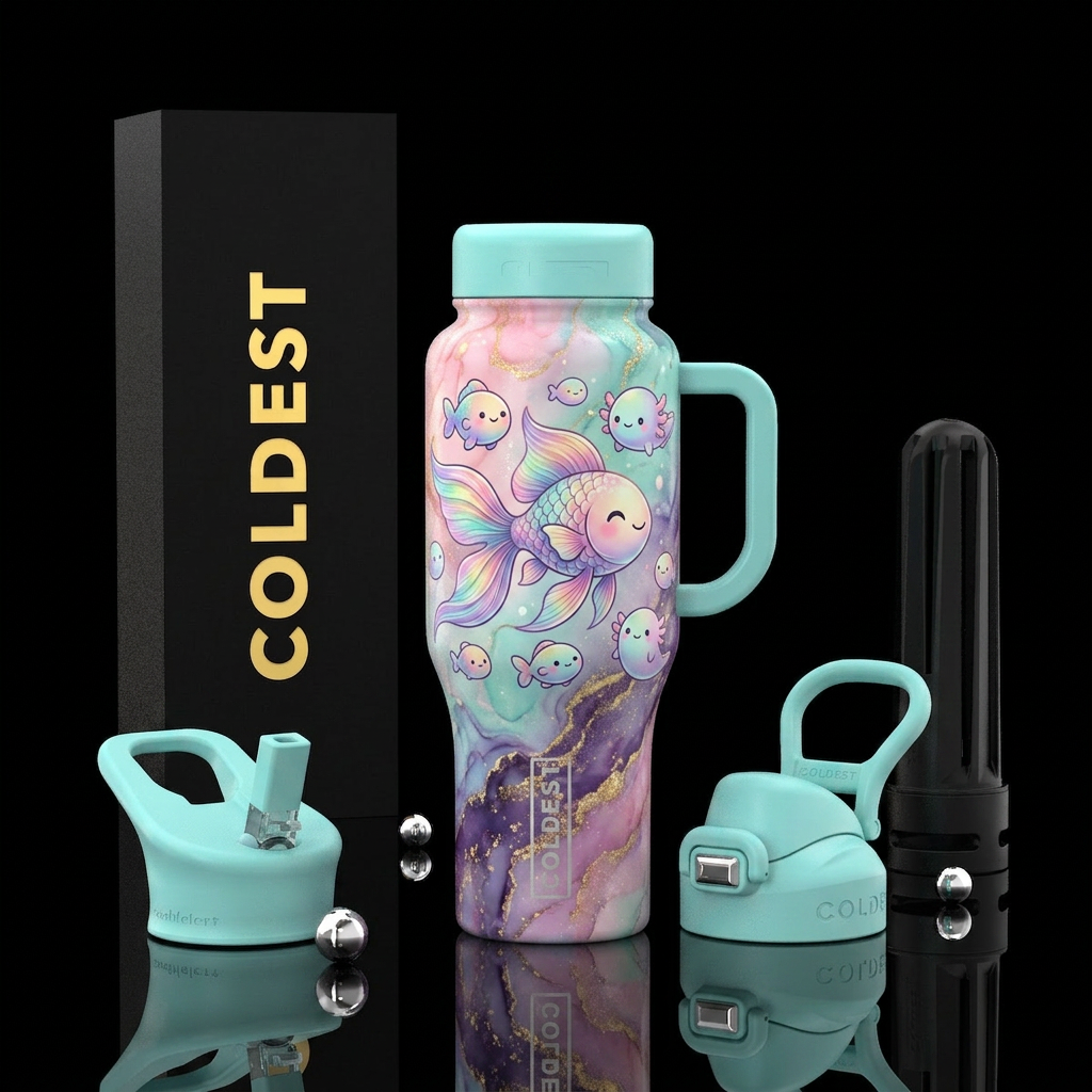 seamless, continuous sublimation tumbler wrap desi... water bottle design