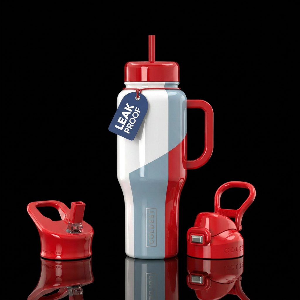 Air force one colors,glossy, water bottle design