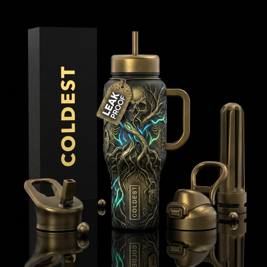 ,eerie feel, , provocative, ,glossy, trompe-l'œil,... water bottle design