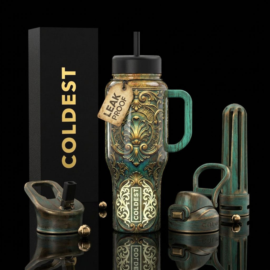 ,eerie feel, , provocative, ,glossy, trompe-l'œil,... water bottle design