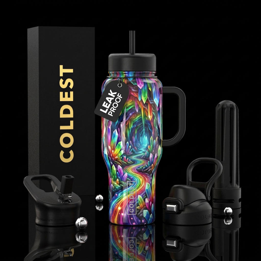 Beautiferous,glossy, trompe-l'œil ,super water bottle design