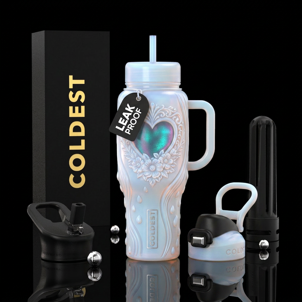 The entire body of the bottle is made from smooth,... water bottle design