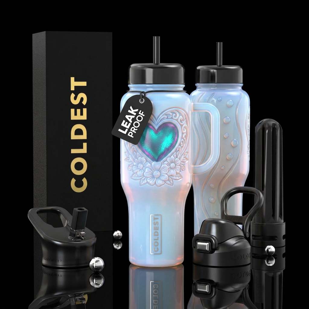 The entire body of the bottle is made from smooth,... water bottle design