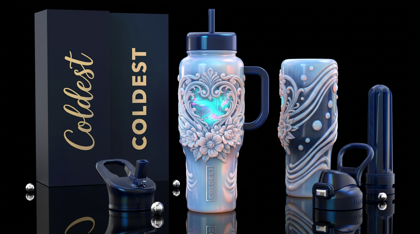 The entire body of the bottle is made from smooth,... water bottle design
