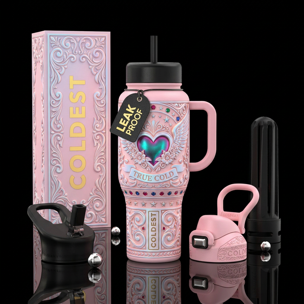 The entire body of the bottle is made from smooth,... water bottle design