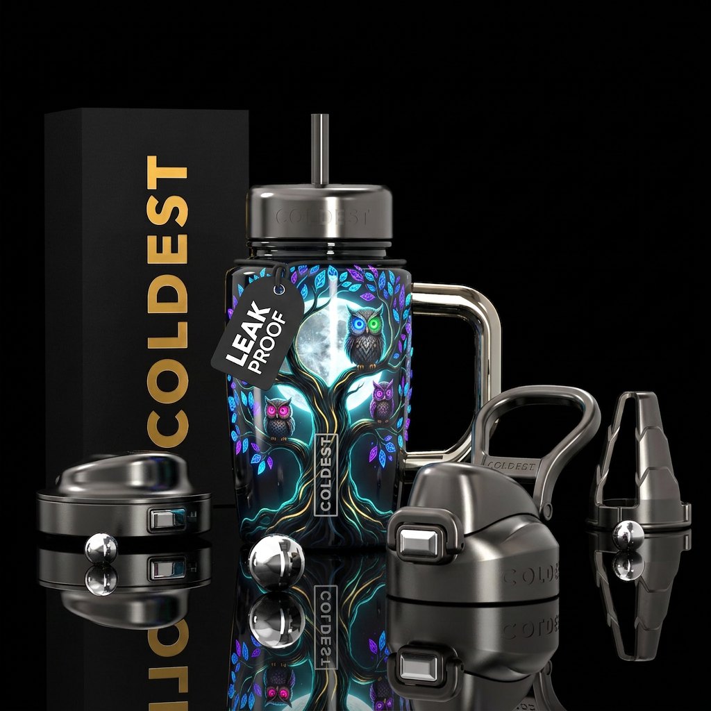 flawless, hyper-reflective high-gloss epoxy resin ... water bottle design