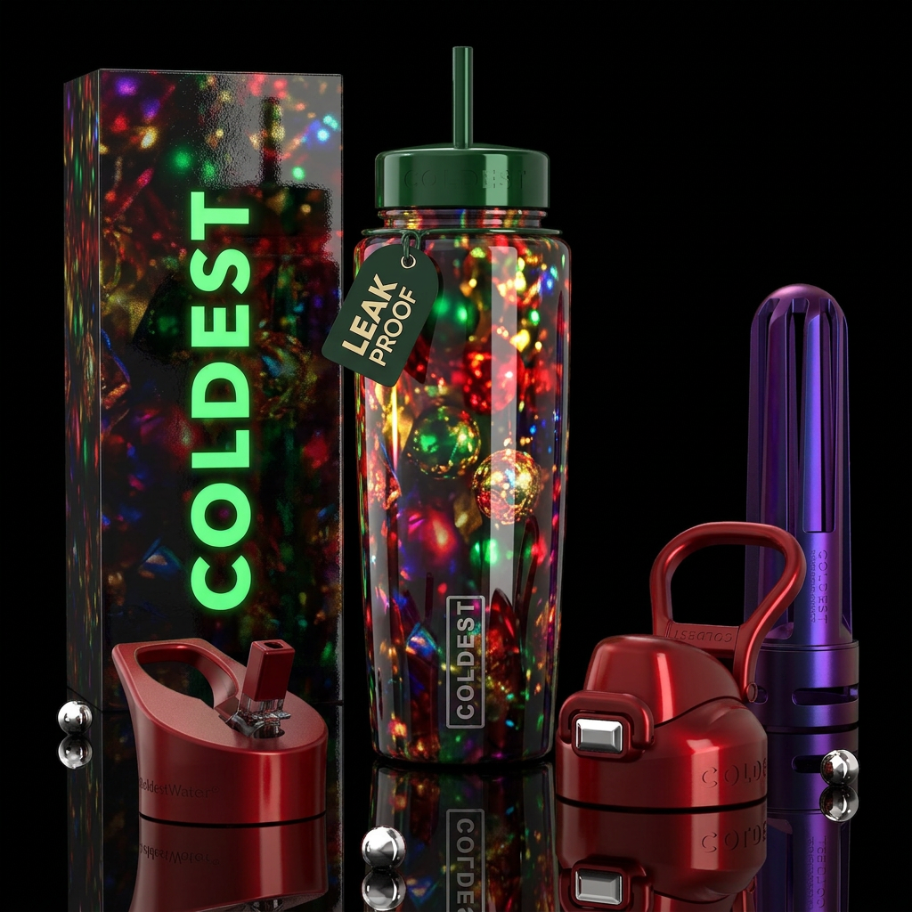 , beautiferous, glossy, trompe-l'œil, mature, , ch... water bottle design