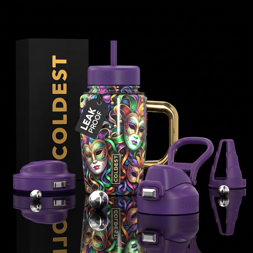 ,parry, enigmatic, unique,glossy, trompe-l'œil,bea... water bottle design