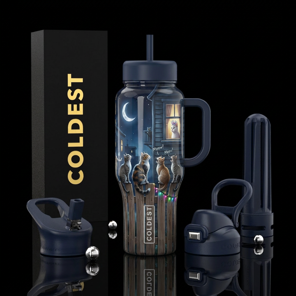 A wooden fence goes around the whole bottle and up... water bottle design