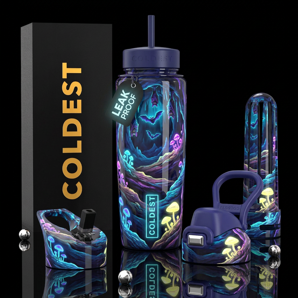 Beautiful cavern multiple underground layers,beaut... water bottle design
