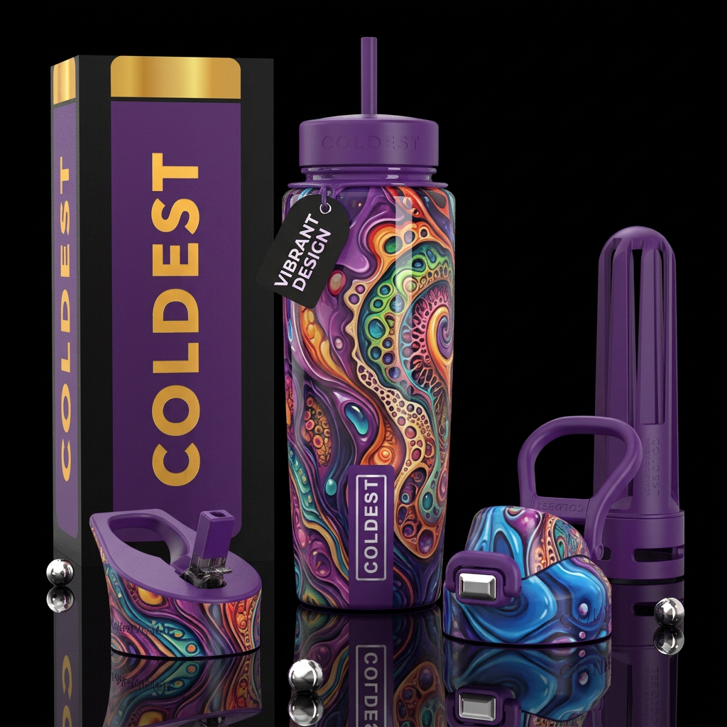 multiple layers,beautiferous water bottle design