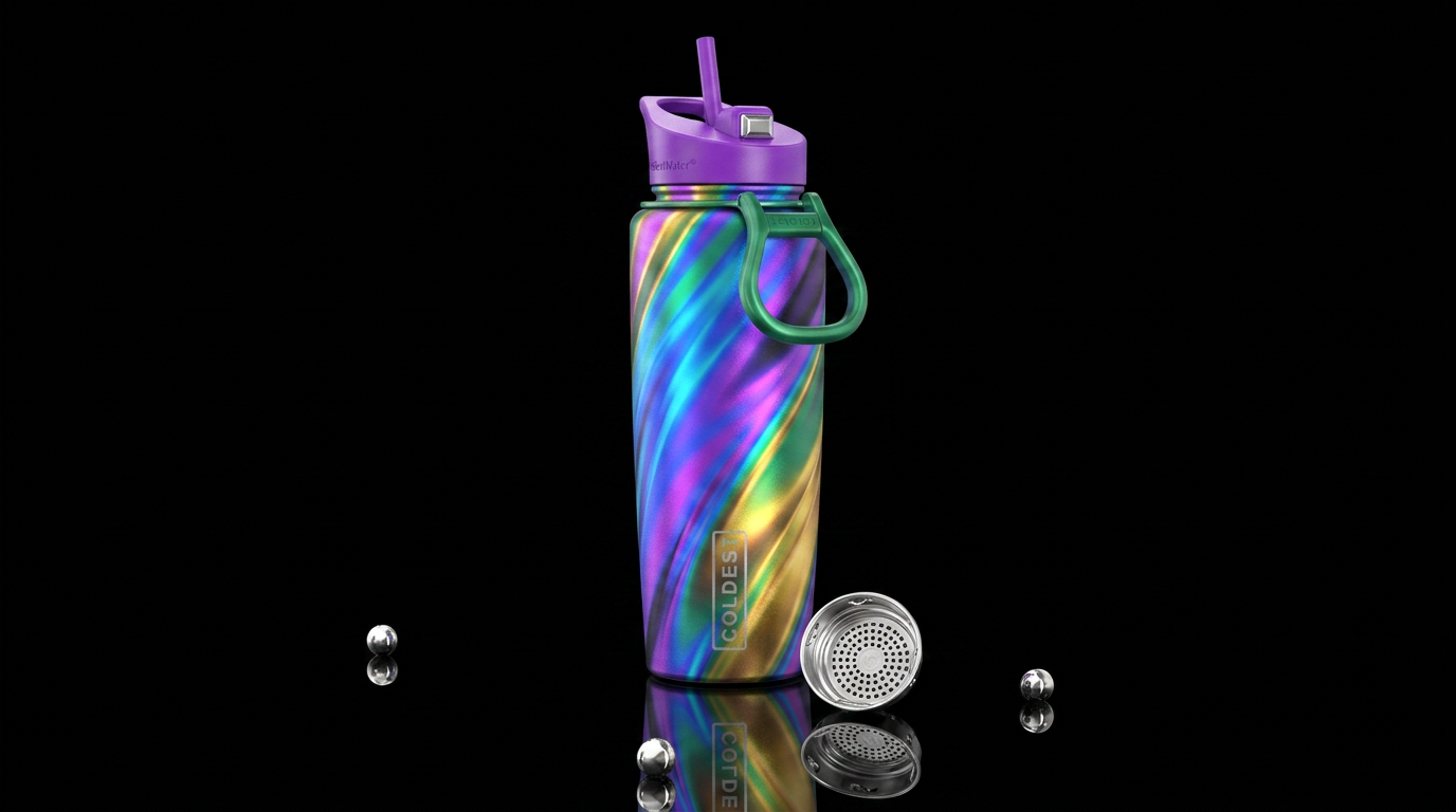 multiple layers,beautiferous water bottle design
