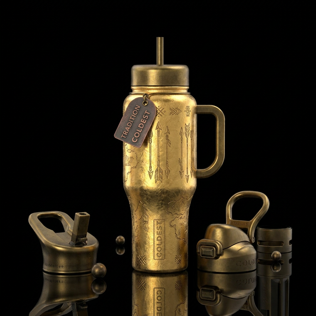 tribal water bottle design