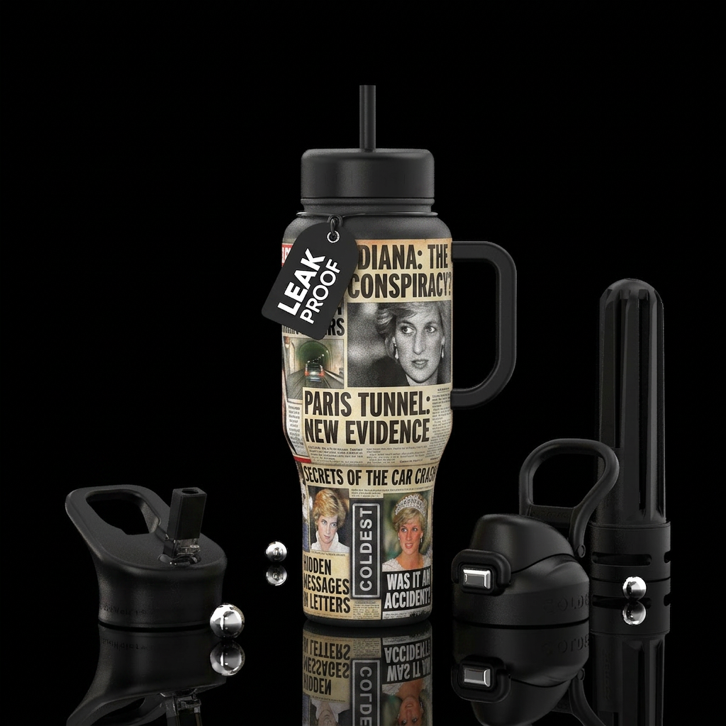 Princess Diana water bottle design