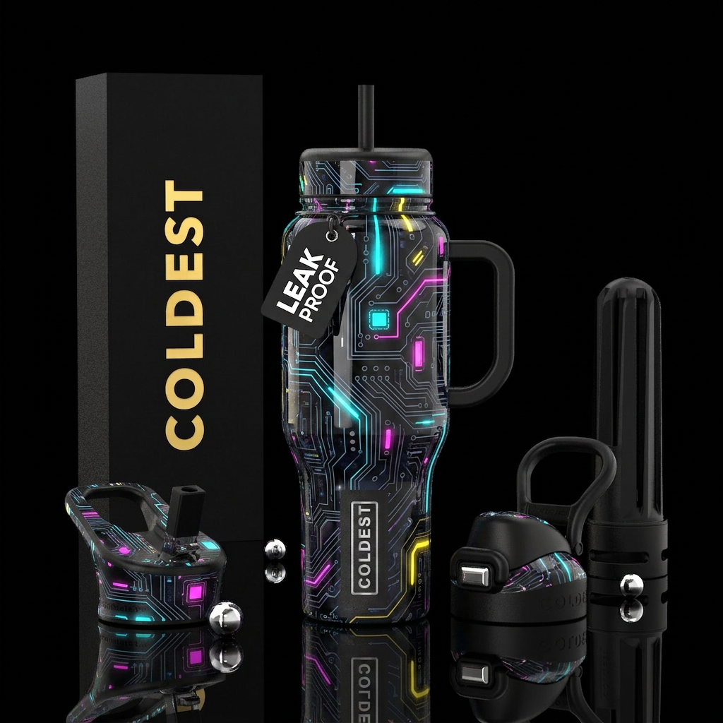 Stark industries water bottle design