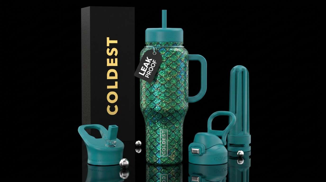 Reptilian scales water bottle design