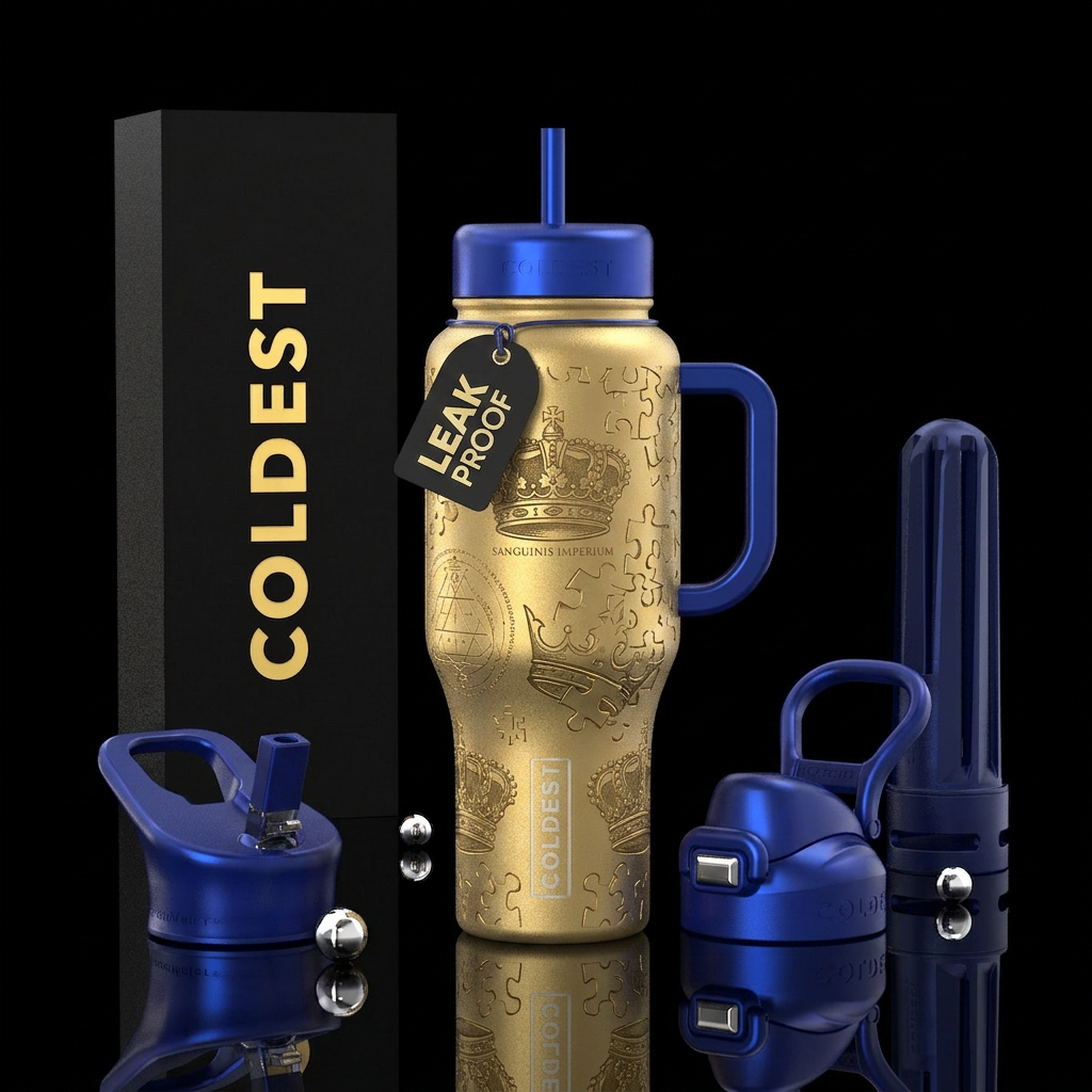 Royal family truths unfold water bottle design