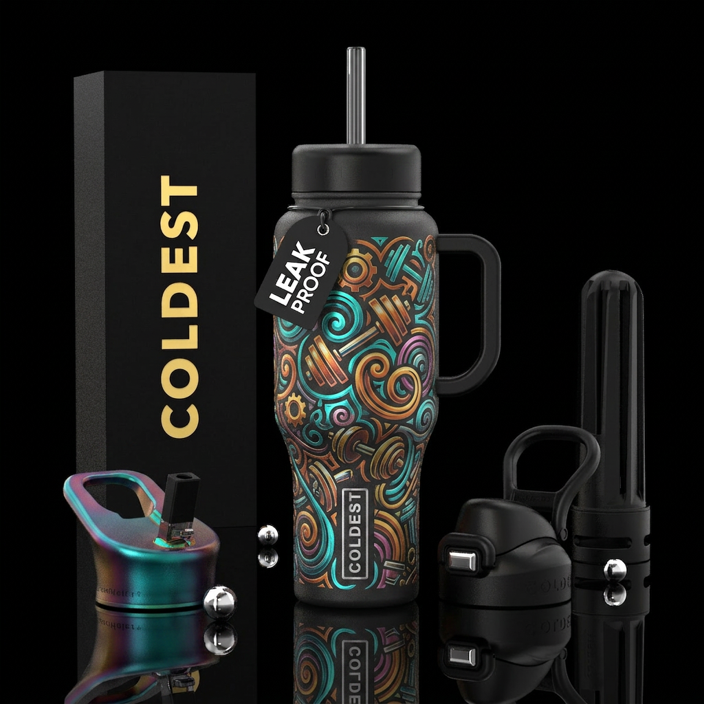 Workout water bottle design