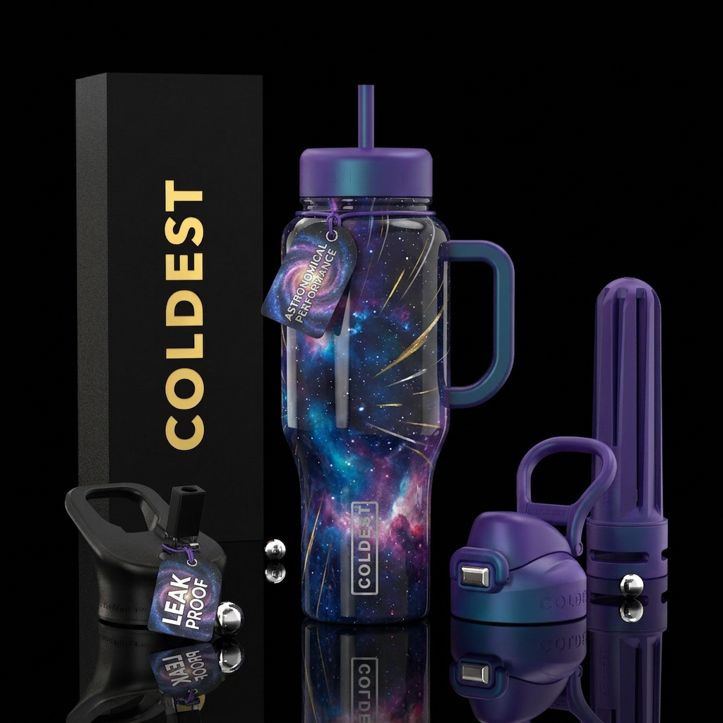 Space jam water bottle design