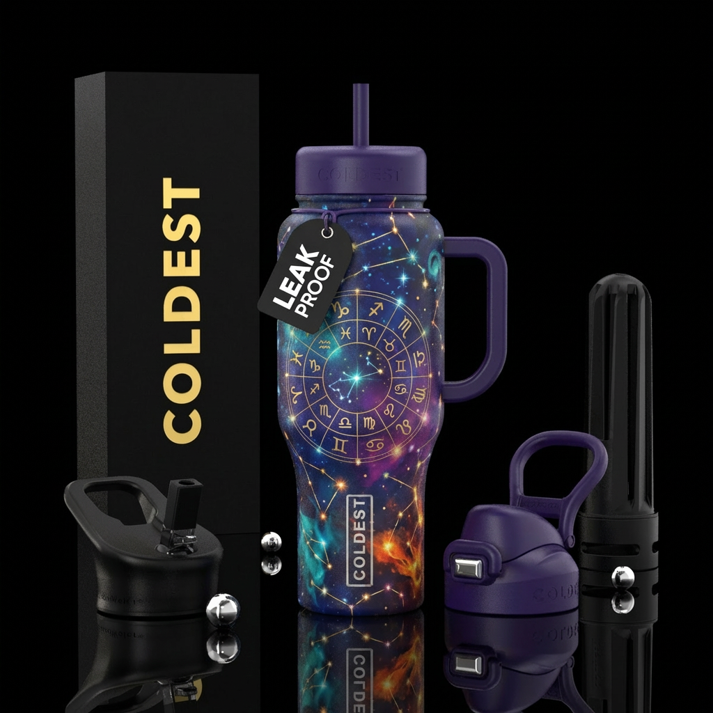 Zodiac water bottle design