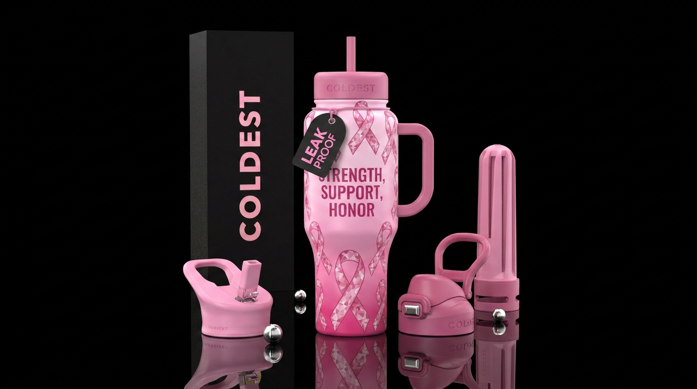 monochromatic pink from light to dark , diamond pi... water bottle design