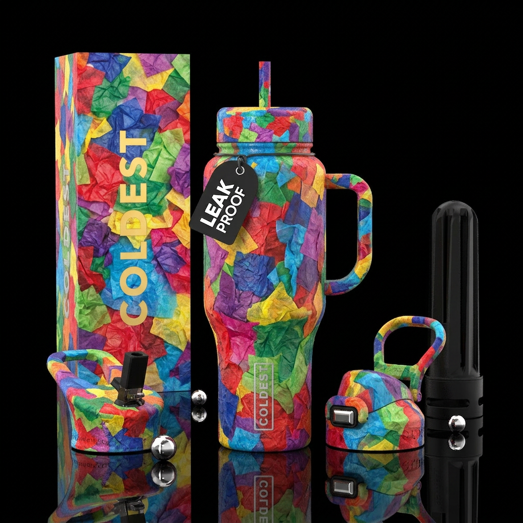 tissue paper design water bottle design