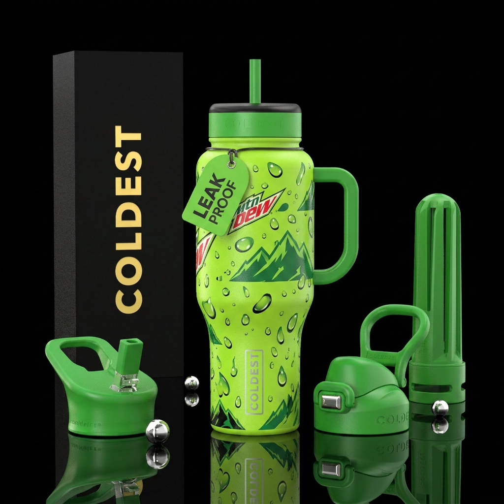 Mountain Dew water bottle design