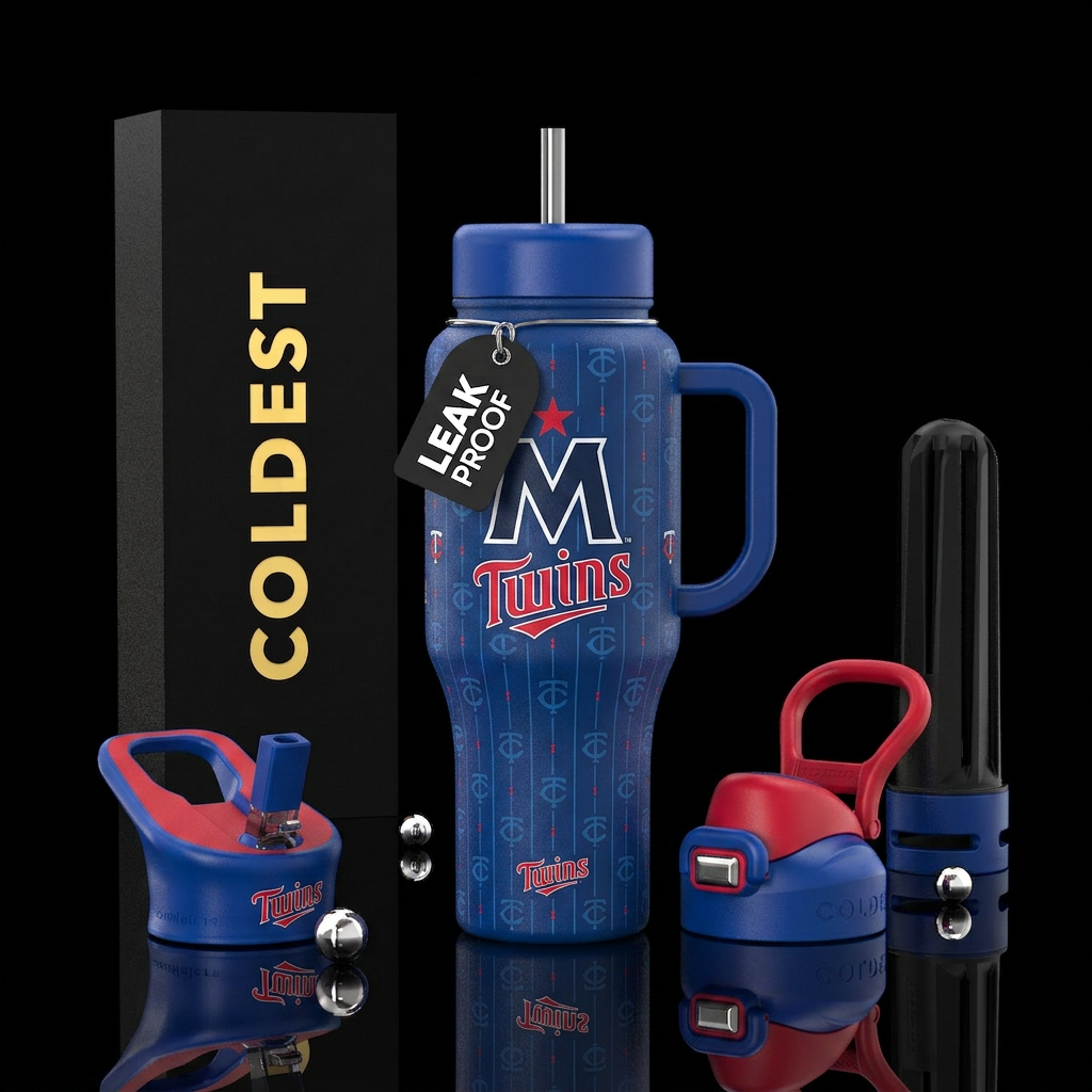 Minnesota Twins water bottle design