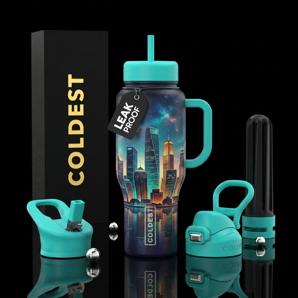 skyline water bottle design