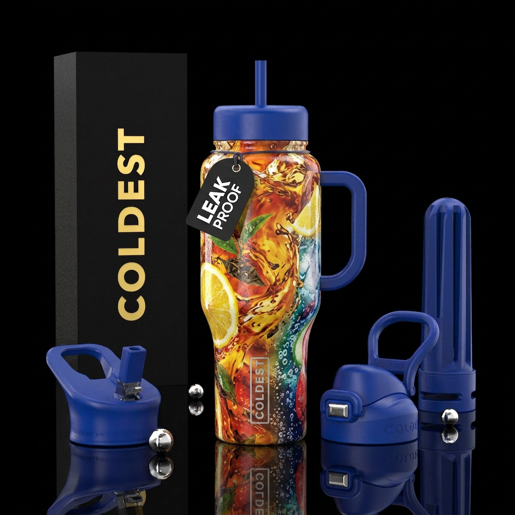 tea, soda water bottle design