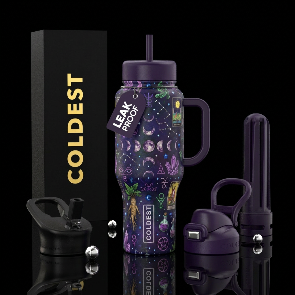 Witchcraft water bottle design
