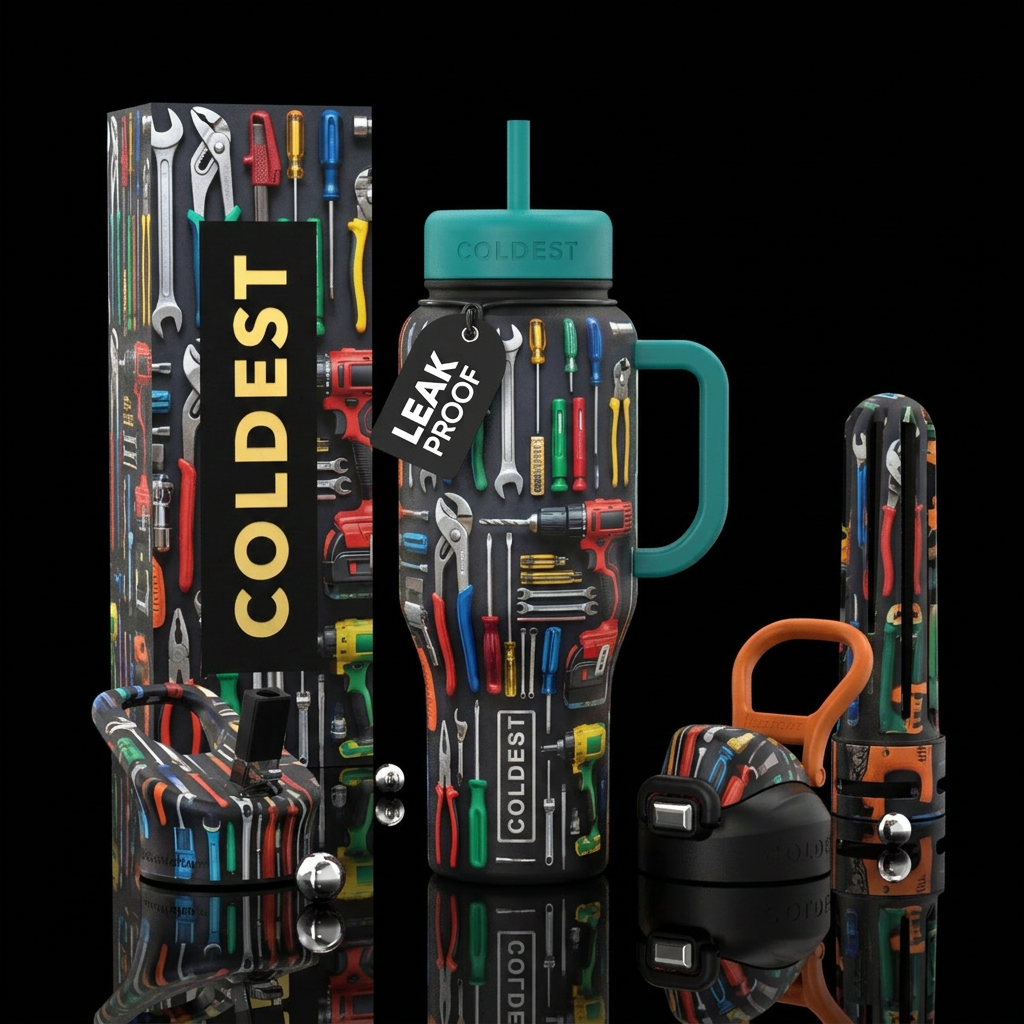 Tools water bottle design