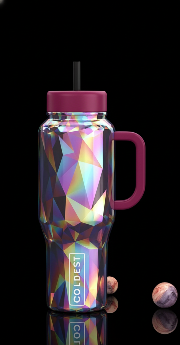 Prism alloy water bottle design