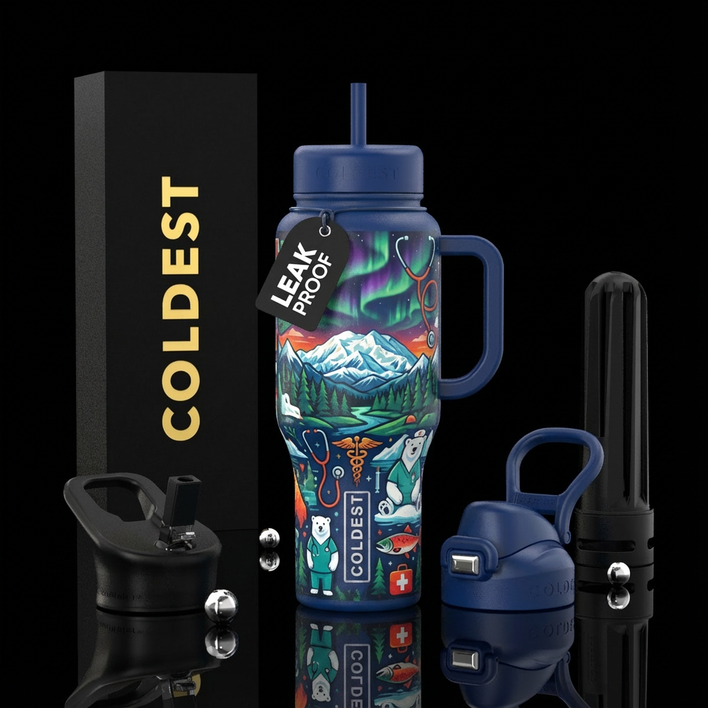 Alaska nursing water bottle design