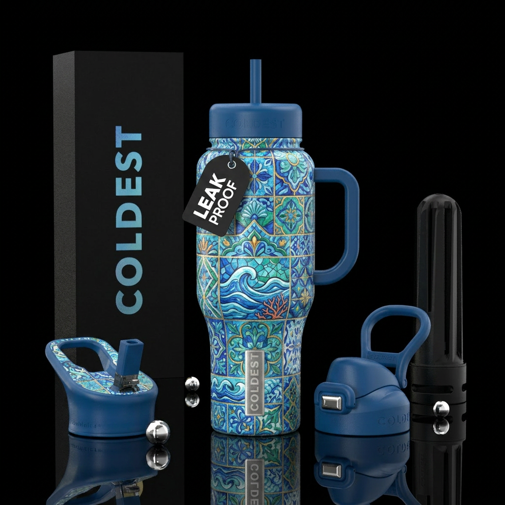 The Mediterranean water bottle design