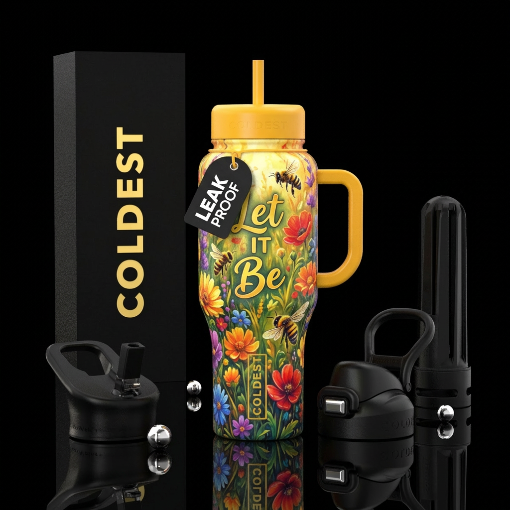 Let it bee water bottle design