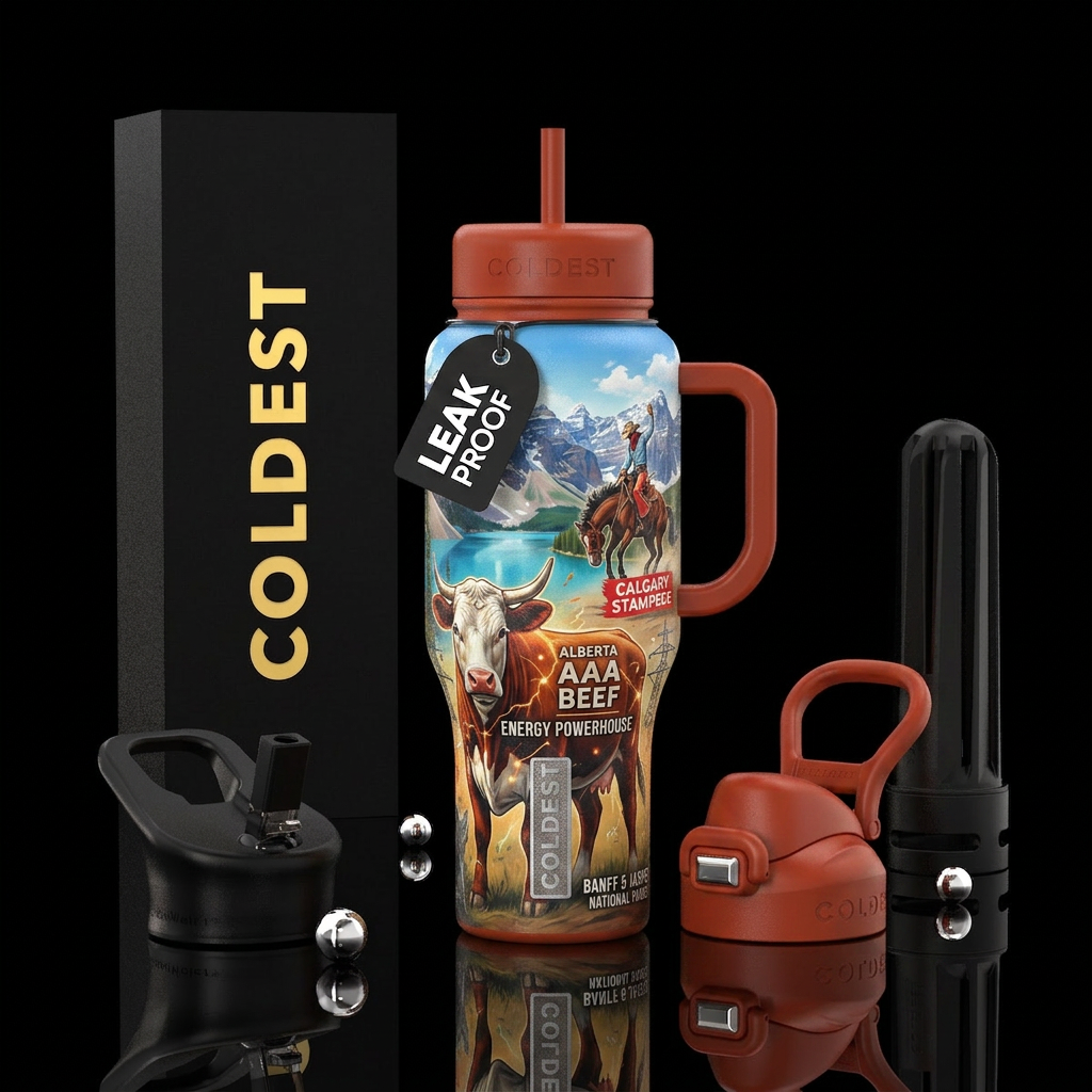 Alberta water bottle design