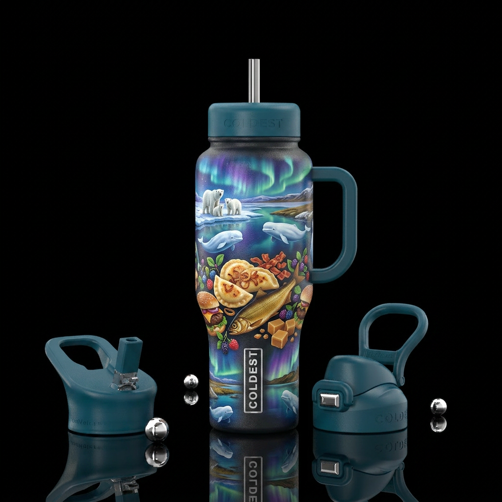 Manitoba water bottle design