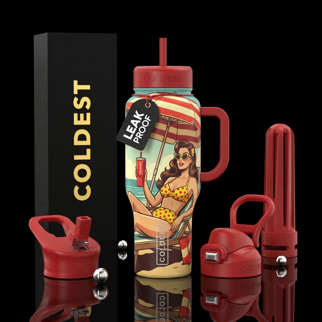 Boardwalk water bottle design